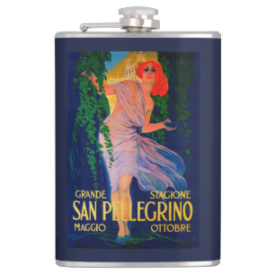 Petaca Vintage PosterEurope de San Pellegrino