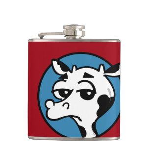 PETACA VINYL DE VACA DE FUNNY WRAPPED FLASK