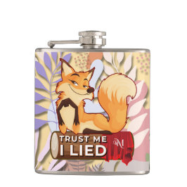Petaca Vinyl Flask 6oz : Trust Me (naranja ligero)