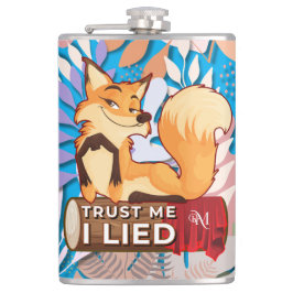 Petaca Vinyl Flask 8oz : Trust Me (azul)