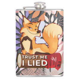 Petaca Vinyl Flask 8oz : Trust Me (gris)