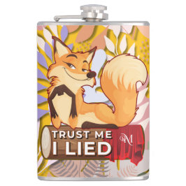 Petaca Vinyl Flask 8oz : Trust Me (naranja)