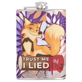 Petaca Vinyl Flask 8oz : Trust Me (púrpura)