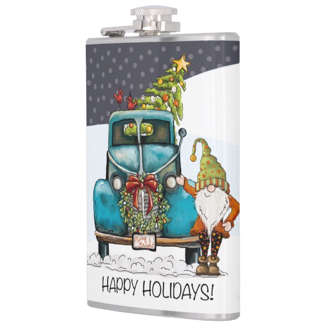 Petaca Vinyl Wrapped Flask, 8 oz. (Izquierda)