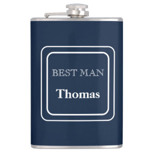 Petaca Vinyl Wrapped Flask Best Man