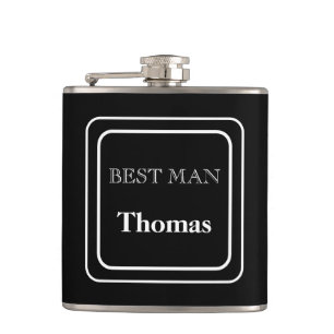 Petaca Vinyl Wrapped Flask Best Man