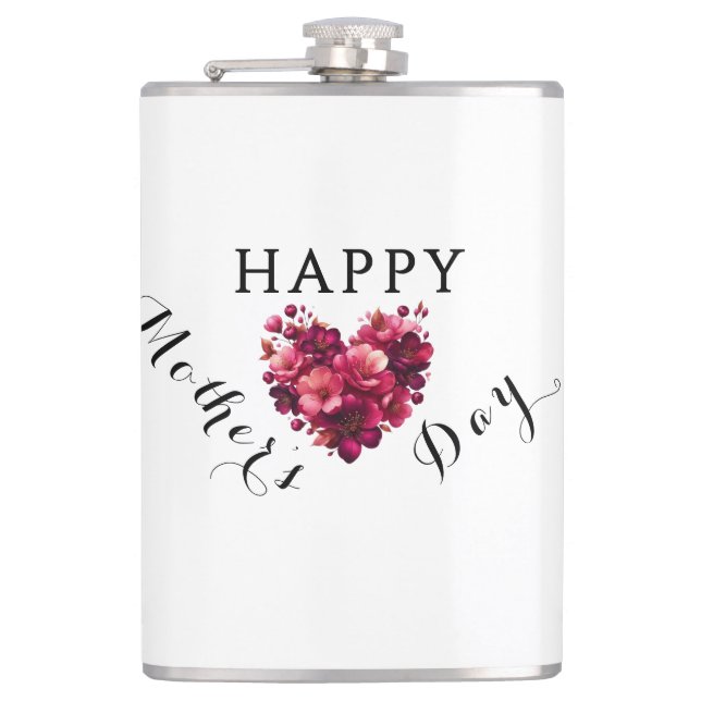 Petaca Vinyl Wrapped Flask - Edición del Día de la Madre (Anverso)