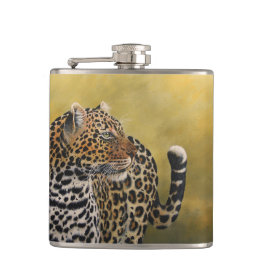 Petaca Vinyl Wrapped Flask - Leopard