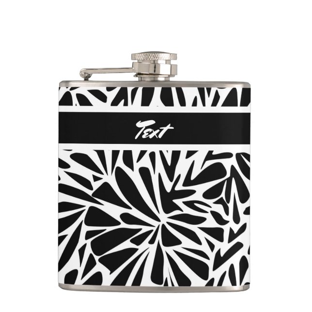Petaca Vinyl Wrapped Flask Resumen monocasco moderno sin  (Anverso)