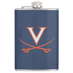 Petaca Virginia Cavaliers de fibra de carbono