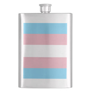 Petaca Visibilidad de la bandera del orgullo transgénero 