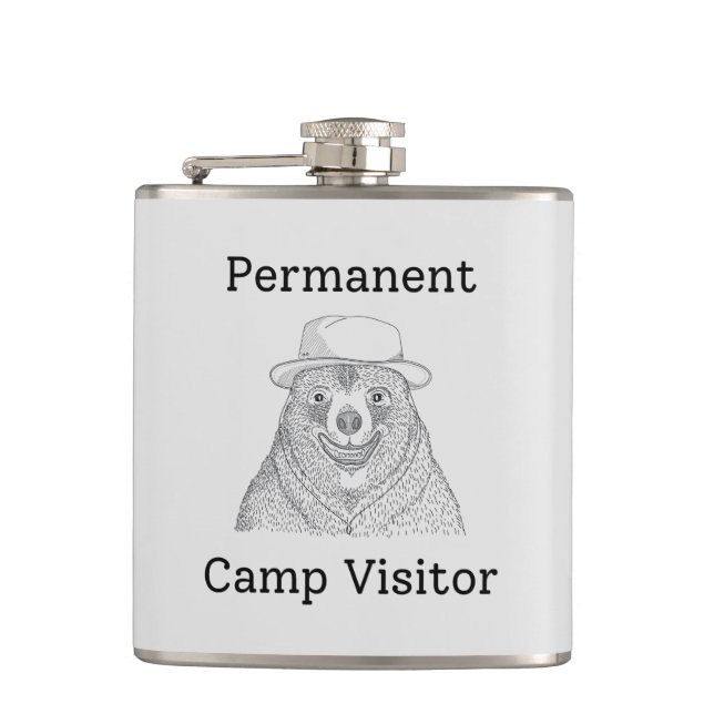 Petaca Visitante permanente del campamento (Anverso)
