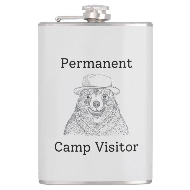 Petaca Visitante permanente del campamento (Anverso)