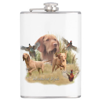 Petaca Vizsla de cabello alámbrico húngaro