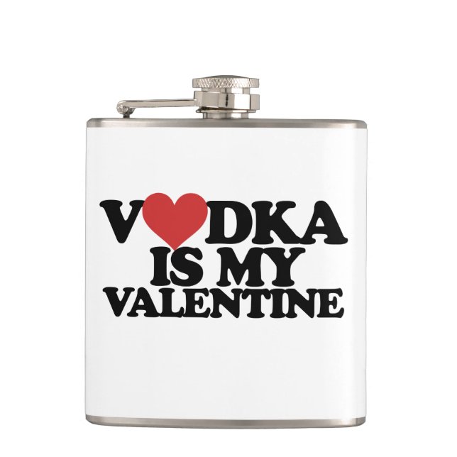 Petaca Vodka es mi San Valentín (Anverso)
