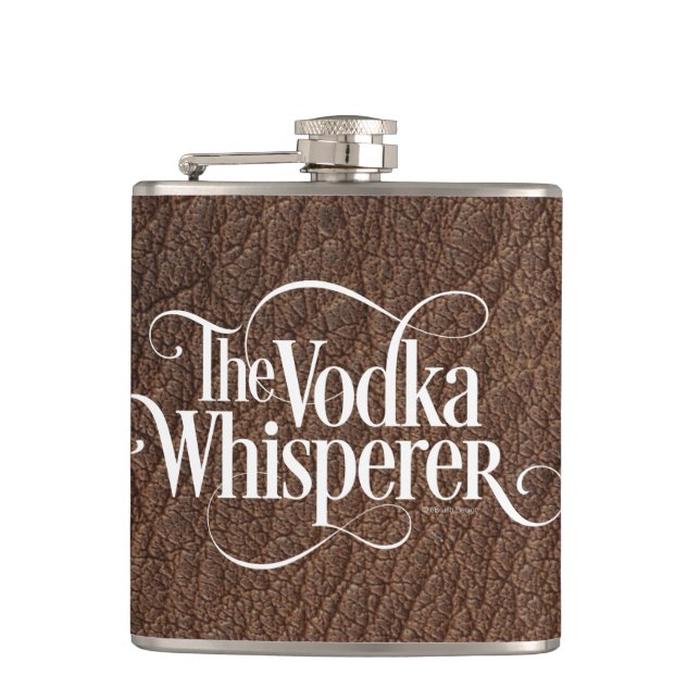 Petaca Vodka Whisperer (Anverso)