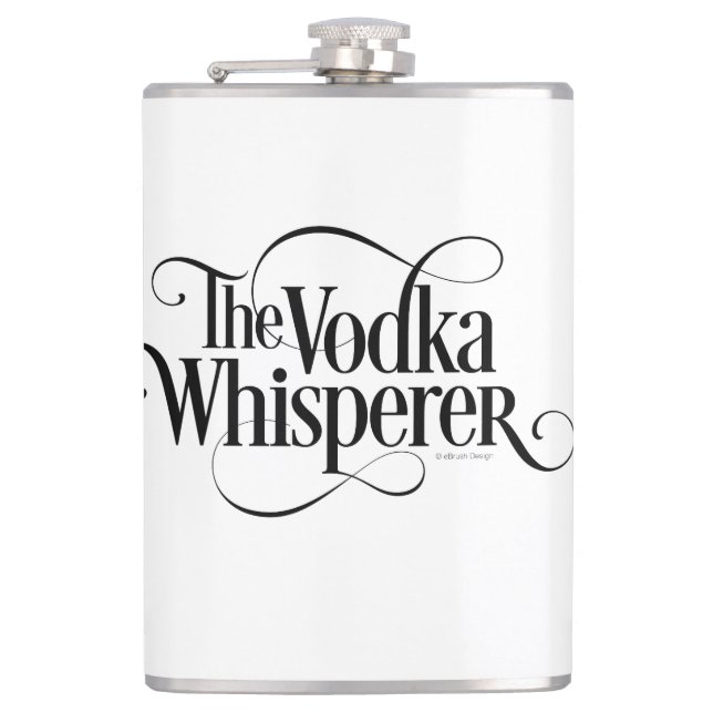 Petaca Vodka Whisperer (Anverso)