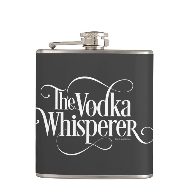 Petaca Vodka Whisperer (Anverso)