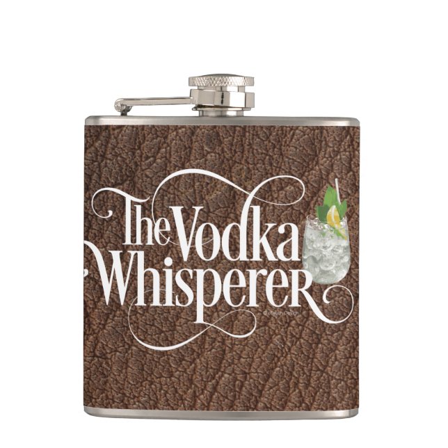 Petaca Vodka Whisperer Hip Flask (Anverso)