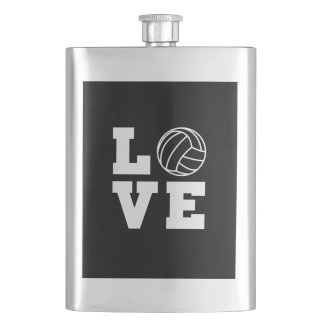 Petaca Voleibol del amor (Anverso)