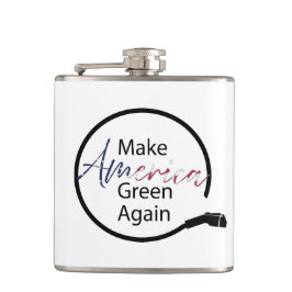 Petaca Volver a hacer verde a Estados Unidos cargador de