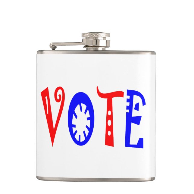 PETACA VOTAR EE.UU. (Anverso)