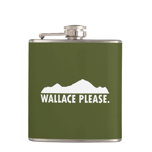Petaca Wallace Idaho Please (Anverso)