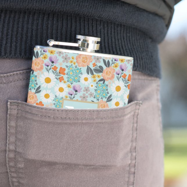 Petaca Watercolor Boho Floral (In Situ)