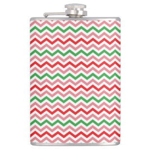 Petaca Watermelon Summer Zigzag Stripes Pattern-56209
