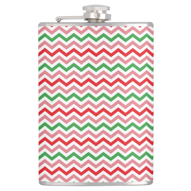 Petaca Watermelon Summer Zigzag Stripes Pattern-56209 (Anverso)