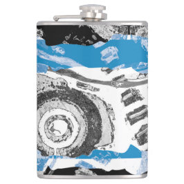 Petaca Wave Mechanism – Custom Vinyl Wrapped Flask 
