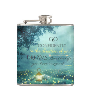 Petaca Whimsical Inspirando Dreams Cita