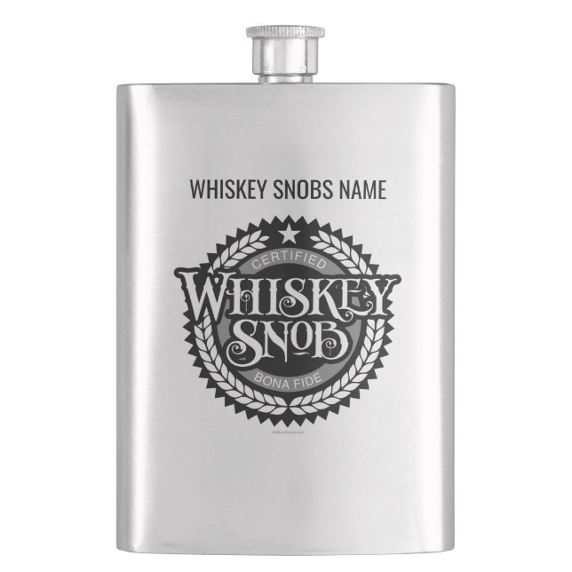 Petaca Whiskey Snob (Anverso)