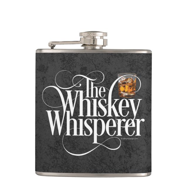 Petaca Whiskey Whisperer Hip Flask (Anverso)