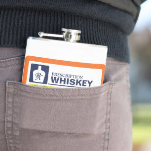 Petaca Whisky divertido de la prescripción
