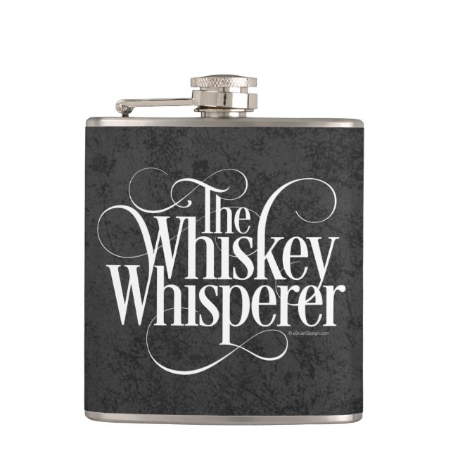 Petaca Whisperer del whisky (Anverso)