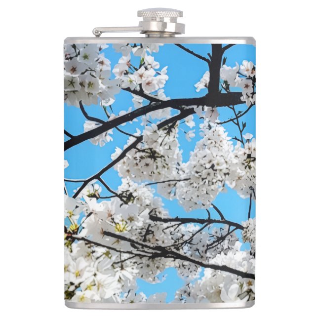 Petaca White Cherry Blossom Flask (Anverso)