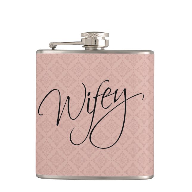 Petaca Wifey Calligraphy (Anverso)