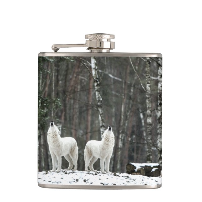 Petaca Wilderness Polar Wolf (Anverso)
