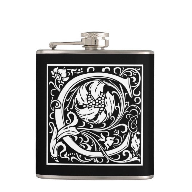 Petaca William Morris Alphabet "C" (Anverso)