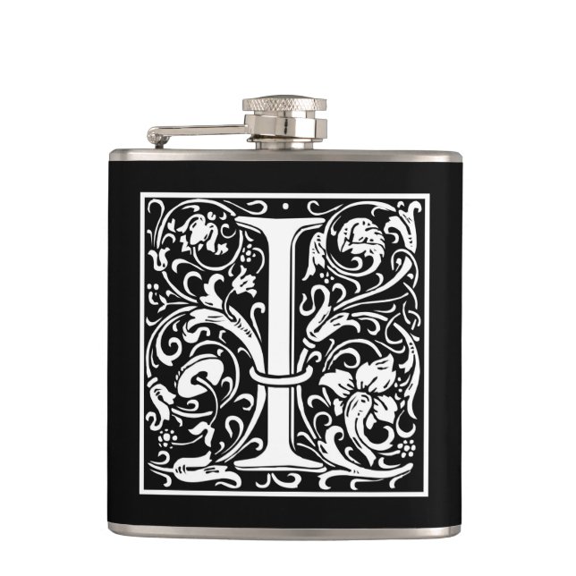 Petaca William Morris Alphabet "I" (Anverso)