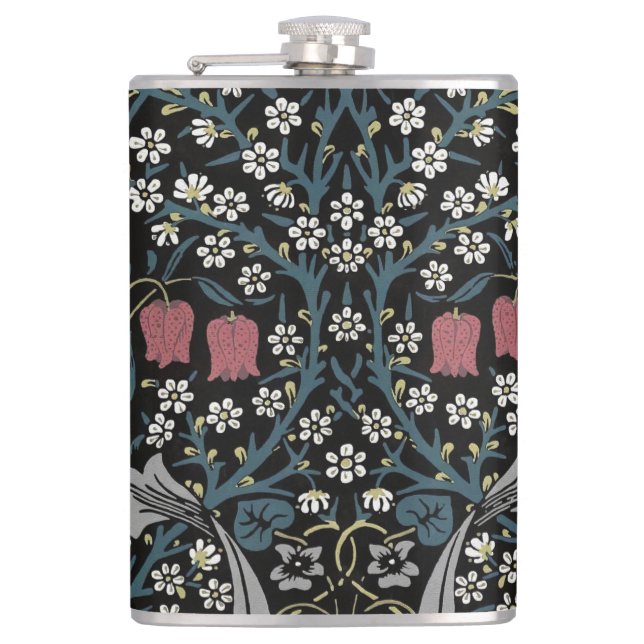 Petaca William Morris Blackthorn Floral Art Nouveau (Anverso)