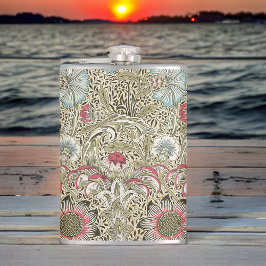 Petaca William Morris Corncockle Cream Blue and Pink