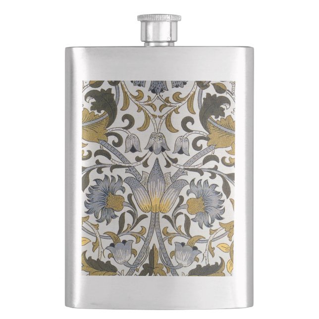 Petaca William Morris Flor floral Lodden (Anverso)