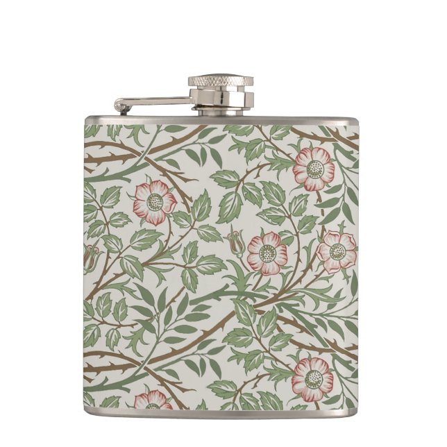 Petaca William Morris Sweetbriar Floral Art Nouveau (Anverso)
