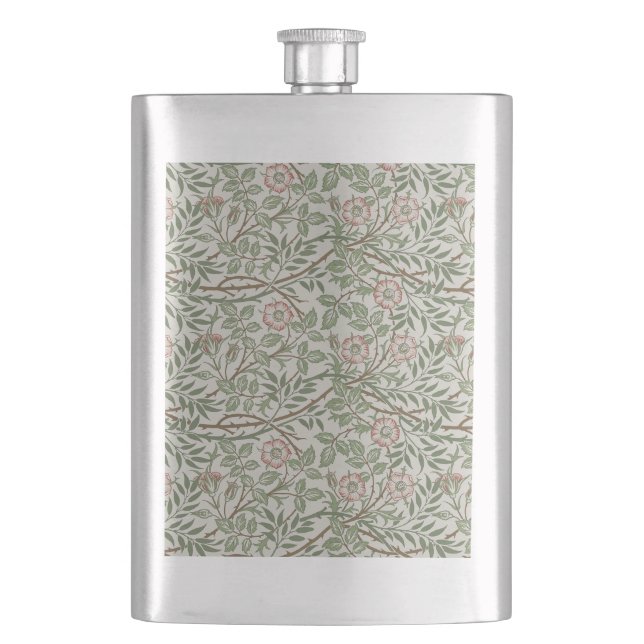Petaca William Morris Sweetbriar Floral Art Nouveau (Anverso)