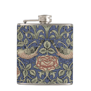 Petaca William Morris Tudor Rosa Wallpaper