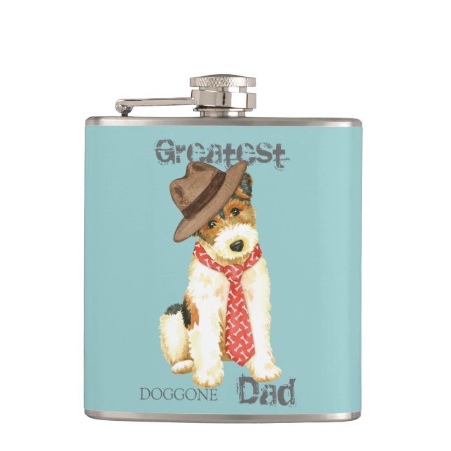 Petaca Wire Fox Terrier Dad (Anverso)