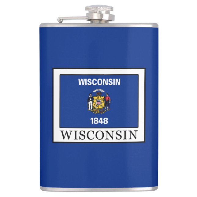 Petaca Wisconsin (Anverso)