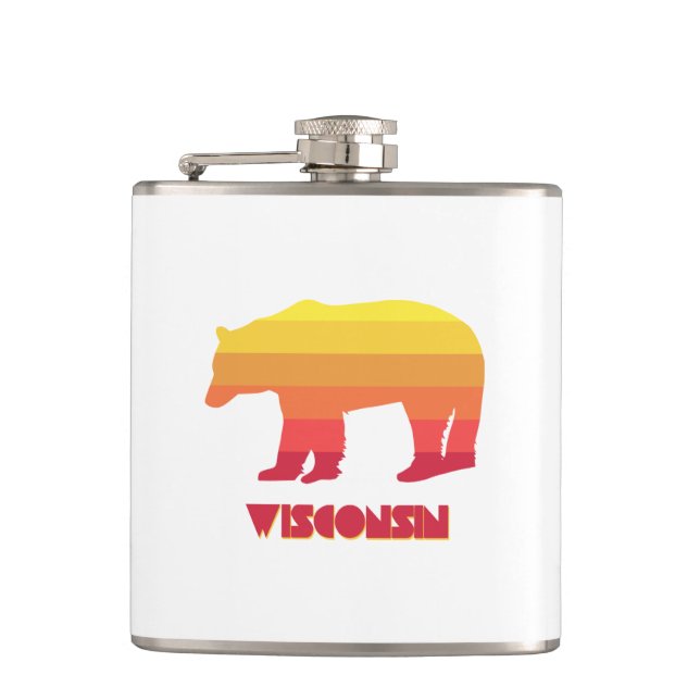 Petaca Wisconsin Bear (Anverso)